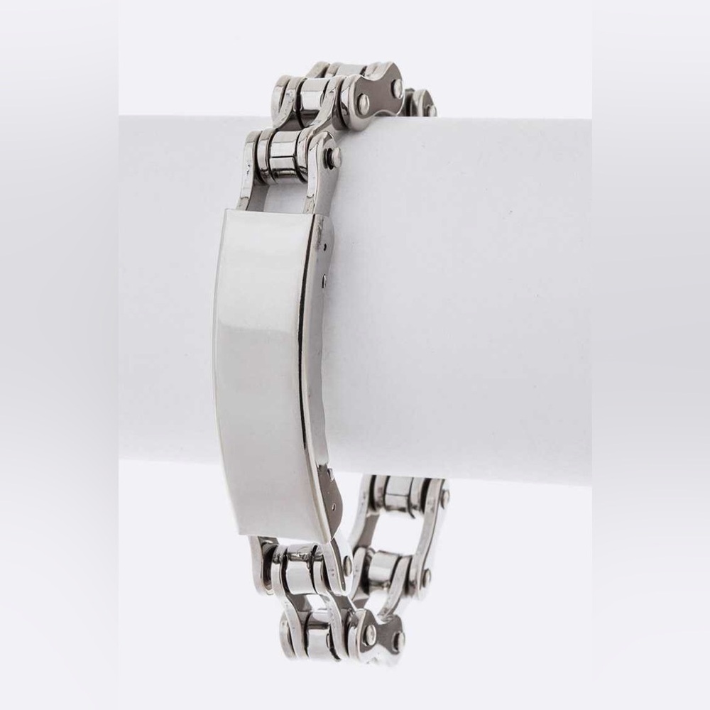 Stainless Steel Unisex Bike Chain Hinge Bracelet